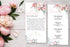 Welcome Letter & Itinerary - Blush Peonies