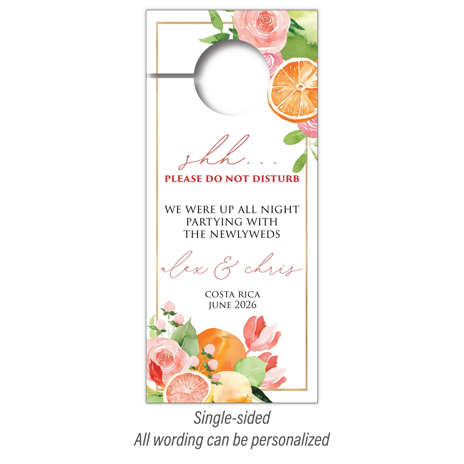 Door Hanger - Citrus Bouquet