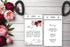 Personalized Destination Wedding Room Key Holder and Itinerary - Peonies