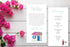 Personalized Wedding Welcome Letter & Itinerary - Greece