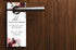 Personalized Destination Wedding Door Hangers - Peonies