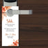 Personalized Destination Wedding Door Hangers - Tropical Burnt Orange